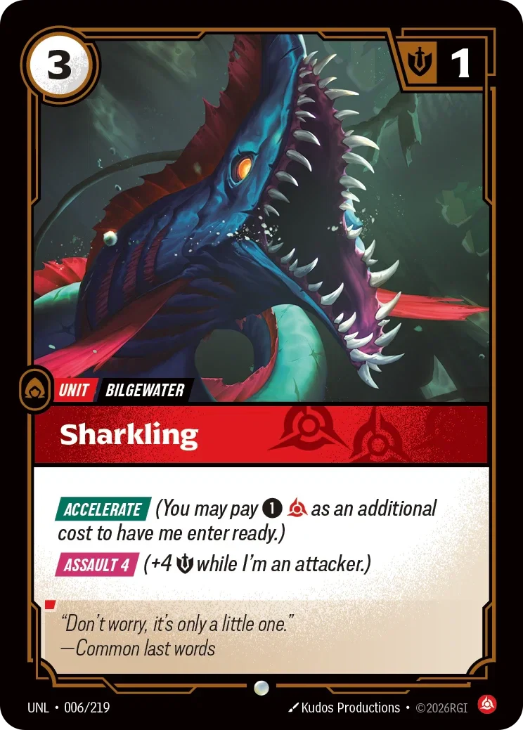 Sharkling - 006/219 (UNL)  Common