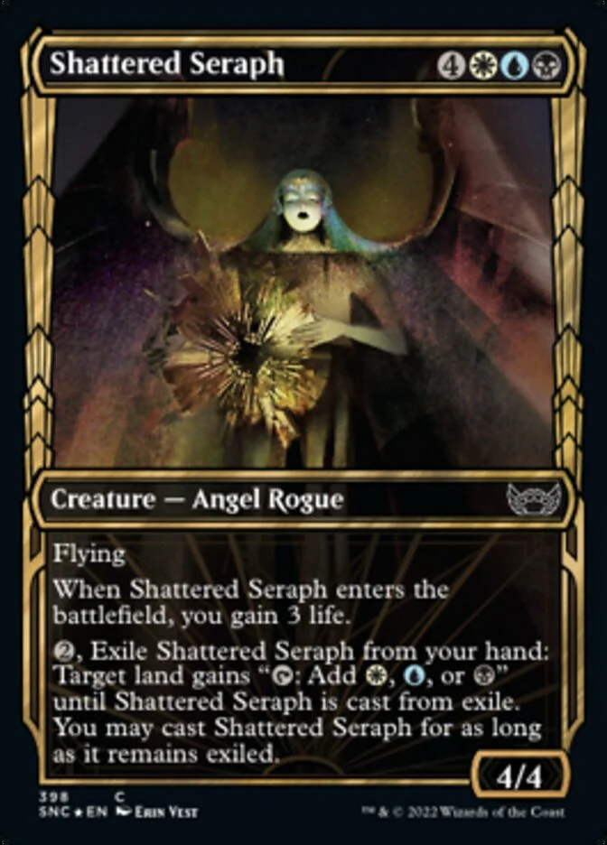 Shattered Seraph [ #398 Gilded Foil ] (SNC-C)
