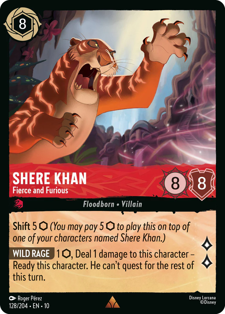 Shere Khan - Fierce and Furious (128/204 - Whispers in the Well) Rare