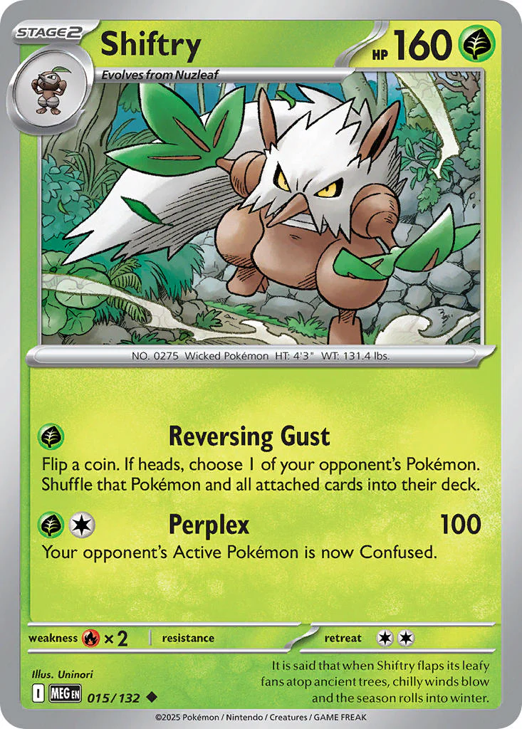 Shiftry - 015/132 (MEG) Uncommon