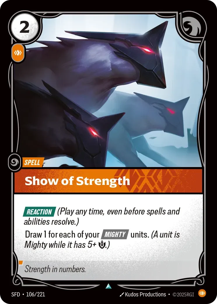 Show of Strength - 106/221 (SFD) Uncommon