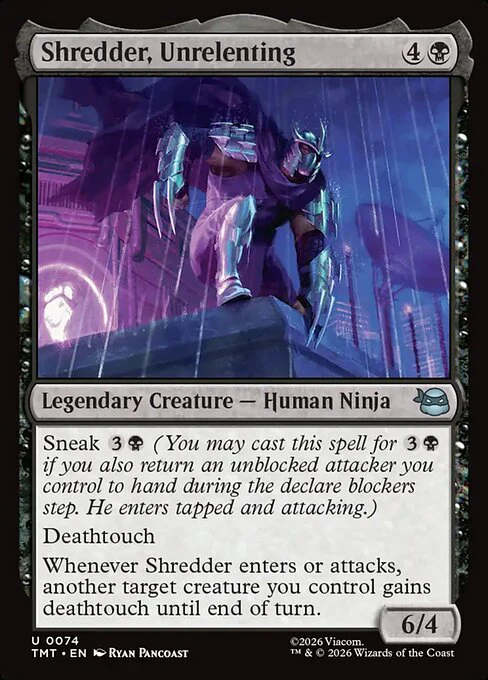 Shredder, Unrelenting [ #0074 ] (TMT-U) - Image 2
