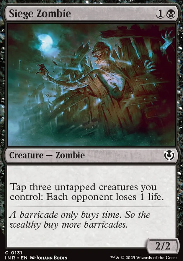 Siege Zombie [ #0131 ] (INR-C)
