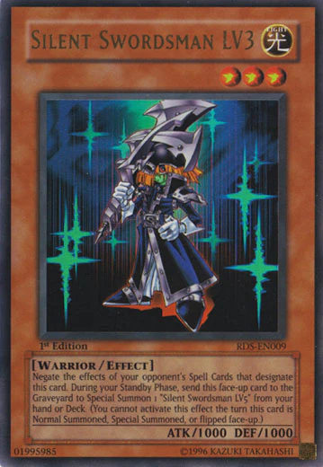 Silent Swordsman LV3 (RDS-EN009) Ultra Rare - Near Mint 1st Edition