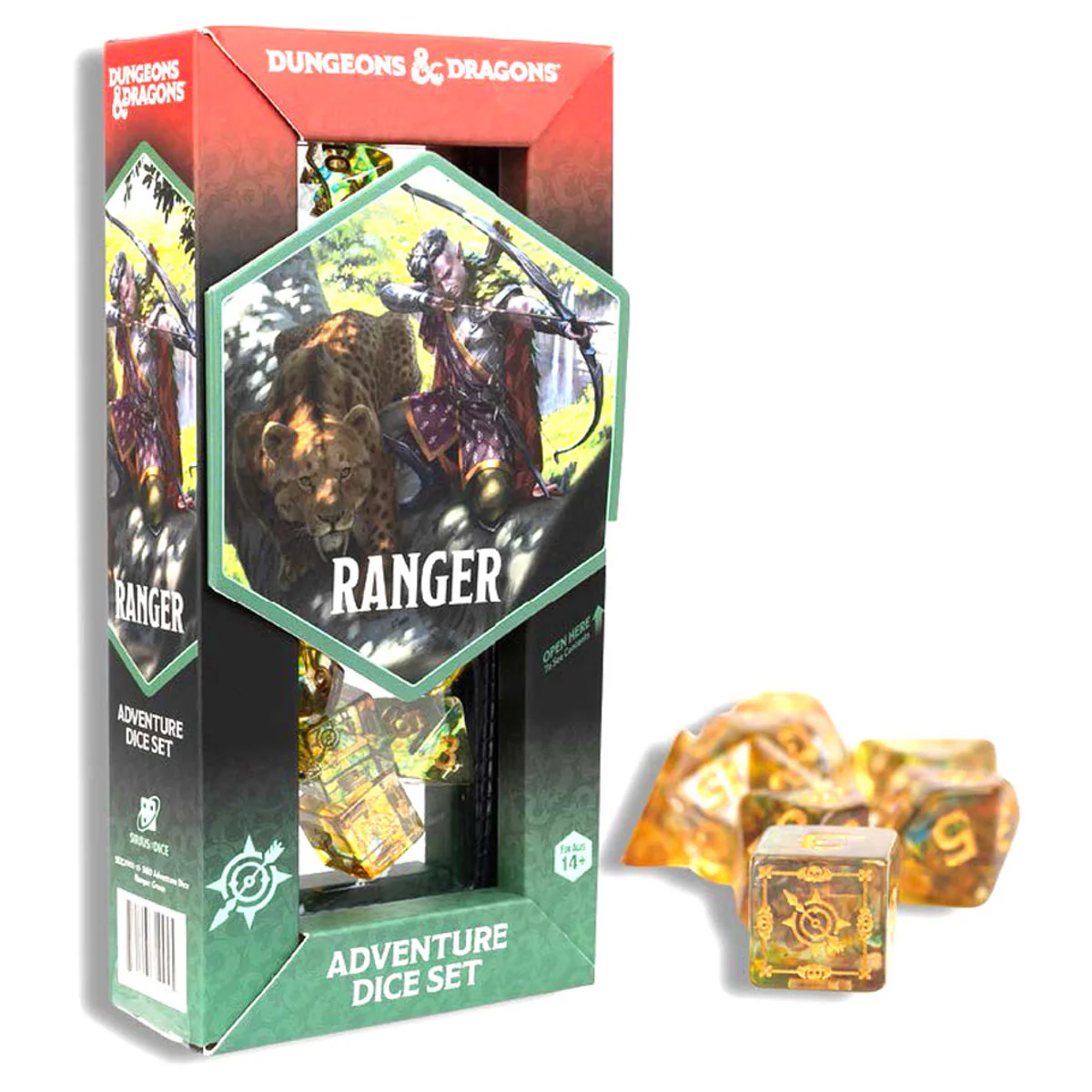 Sirius Dice: D&D Adventure Dice - Ranger: Green (Refresh)