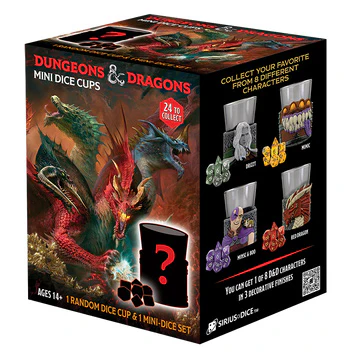Sirius Dice: D&D Mini Dice Cups Series Two - Blind Box