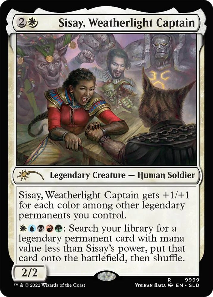 Sisay, Weatherlight Captain[#9999] (SLD-R-Foil)