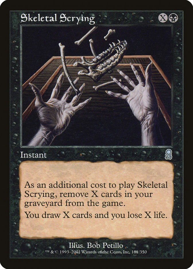 Skeletal Scrying (ODY-U) Moderate Play