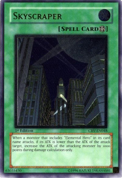 Skyscraper (CRV-EN048) Ultimate Rare - Near Mint 1st Edition