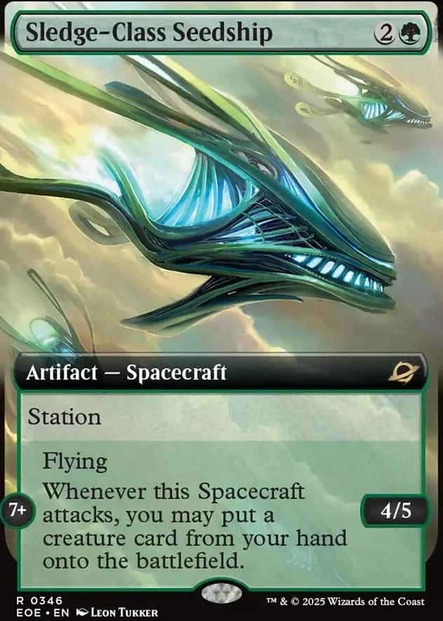 Sledge-Class Seedship [ #0346 Extended Art] (EOE-R)