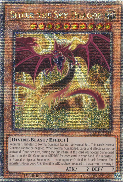 Slifer the Sky Dragon (RA03-EN244) Quarter Century Secret Rare - Near Mint 1st Edition