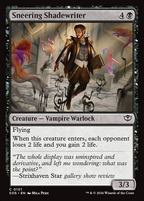 Sneering Shadewriter [ #0101 ] (SOS-C)
