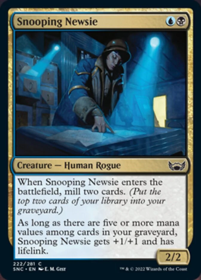 Snooping Newsie [ #222/281 ] (SNC-C)