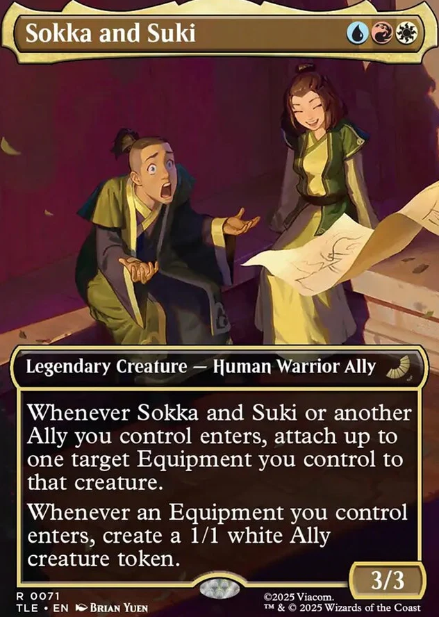Sokka and Suki [ #0071 Borderless ] (TLE-R)