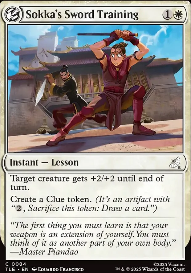 Sokka's Sword Training [ #0084 ] (TLE-C) - Image 2