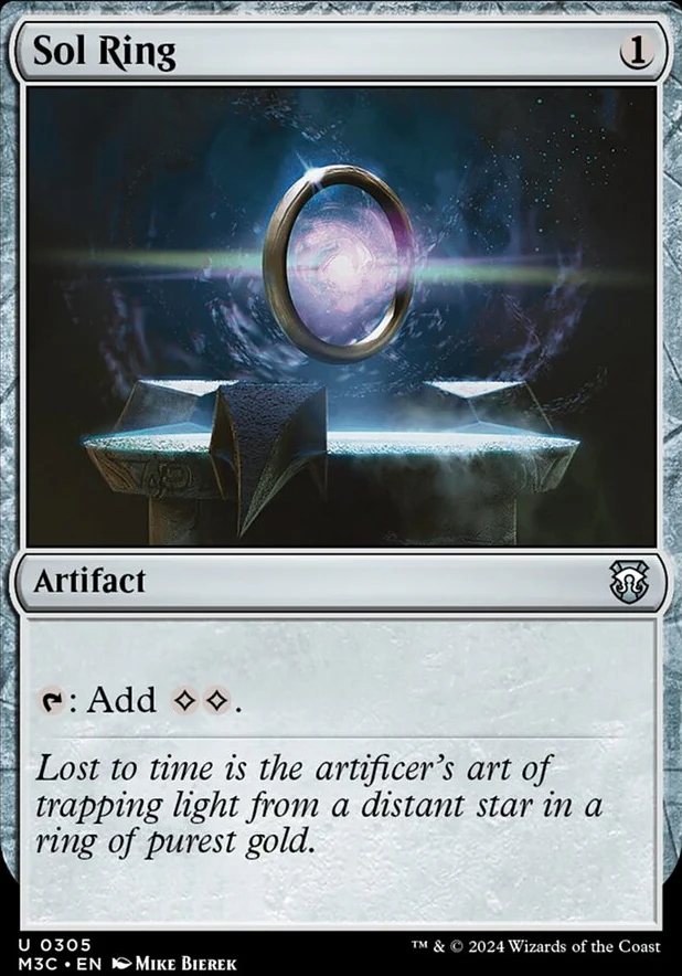 Sol Ring [#0305 Ripple Foil] (M3C-U)