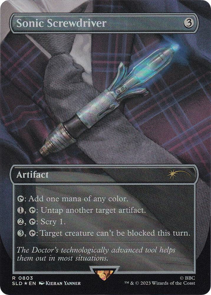 Sonic Screwdriver [#0803] (SLD-P-Foil)