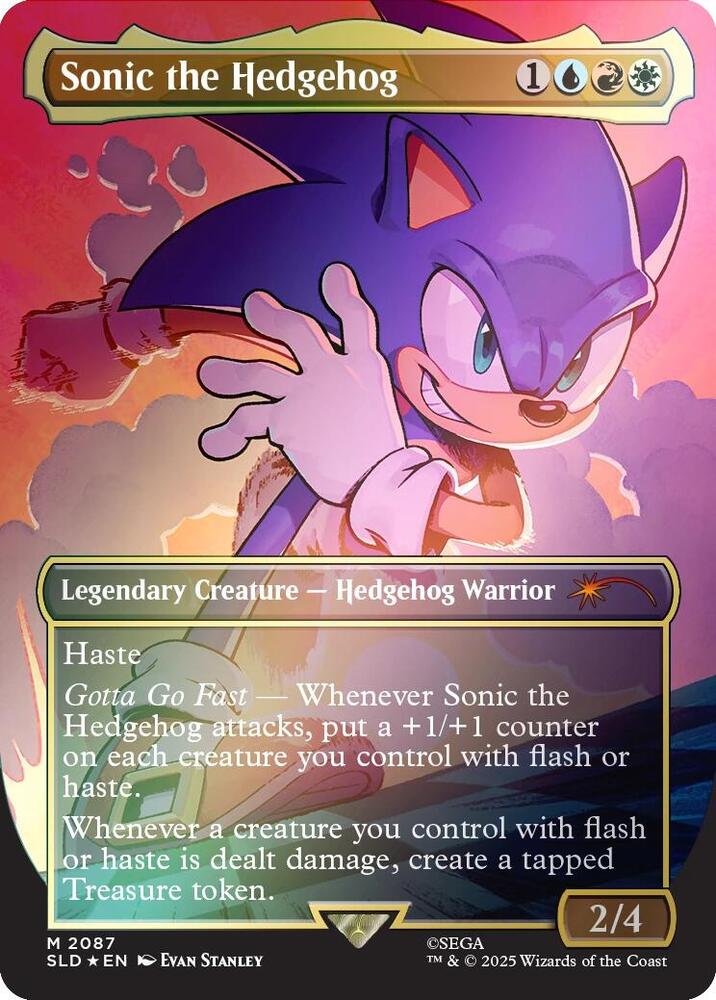 Sonic the Hedgehog [ #2087 ] (SLD-R-FOIL)