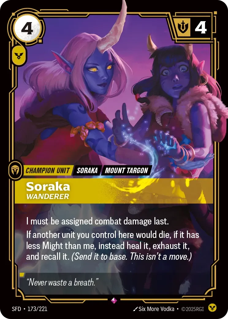 Soraka - Wanderer - 173/221 (SFD) Rare