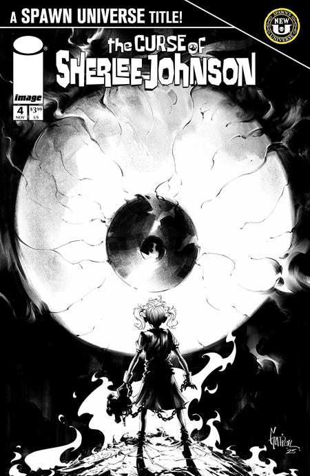 SPAWN THE CURSE OF SHERLEE JOHNSON #4 CVR C JONATHAN GLAPION B&W VAR - Image 2