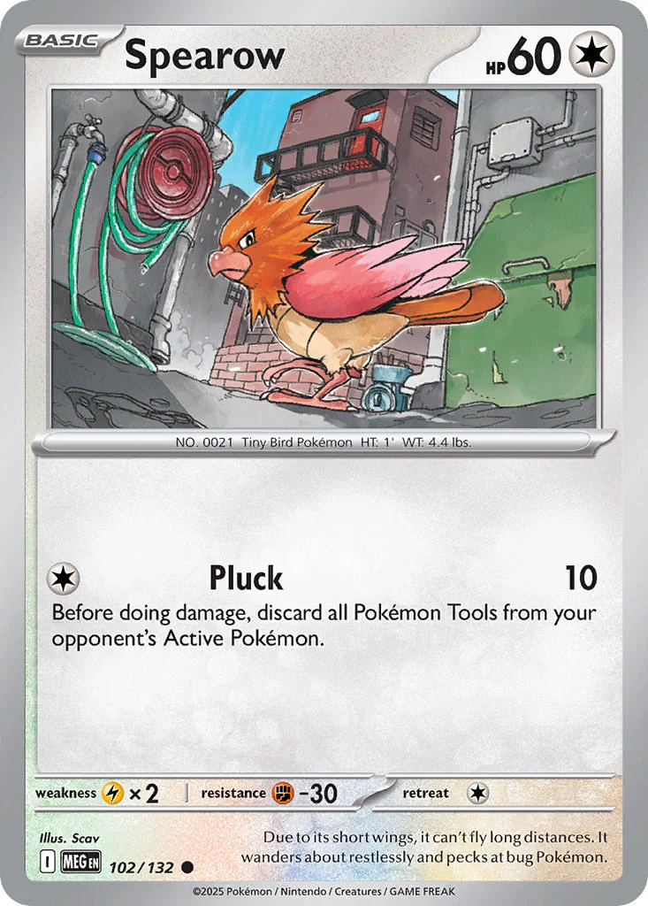 Spearow - 102/132 (MEG) Common
