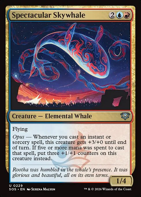 Spectacular Skywhale [ #0229 ] (SOS-U)