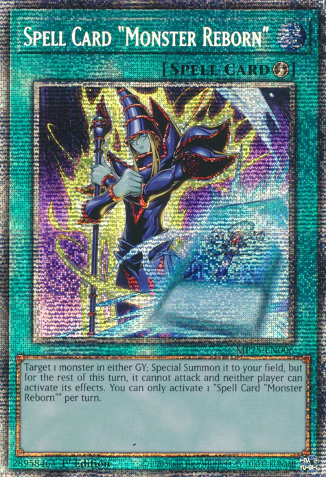 Spell Card "Monster Reborn" (MP25-EN006)