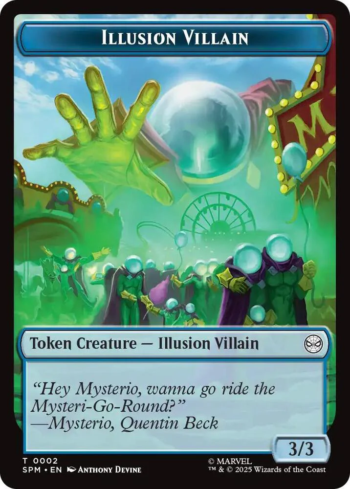 Spider [ #0003 ] // Illusion Villain [ #0002 ] (SPM-T) - Image 2
