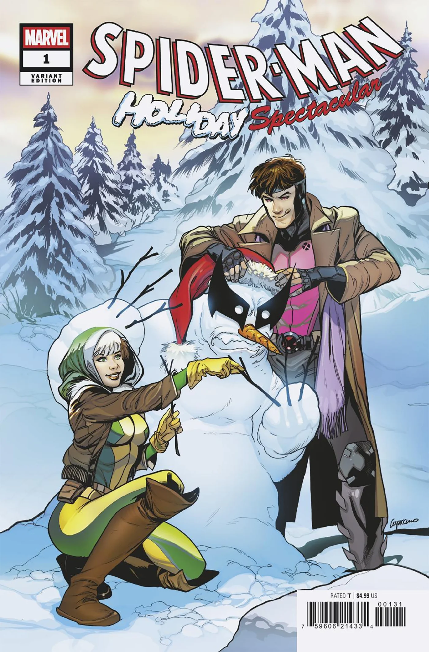 SPIDER-MAN: HOLIDAY SPECTACULAR #1 EMA LUPACCHINO VARIANT