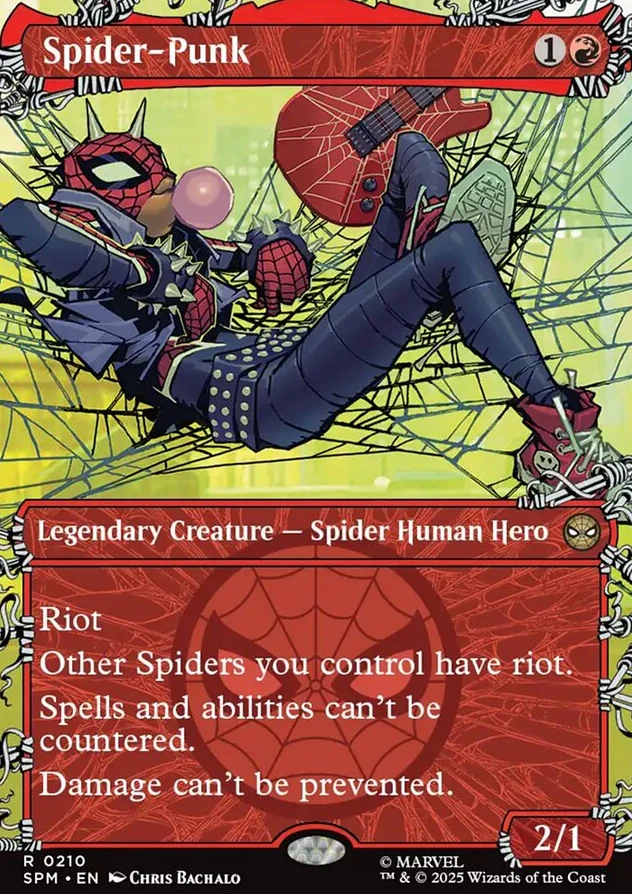 Spider-Punk [ #0210 Borderless ] (SPM-R) - Image 2