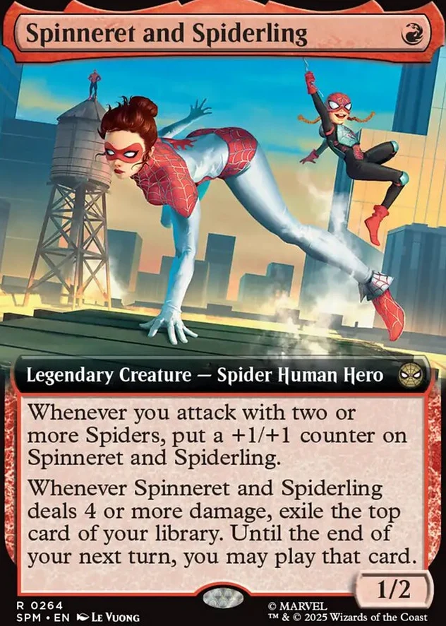 Spinneret and Spiderling [ #0264 Extended Art ] (SPM-R) - Image 2