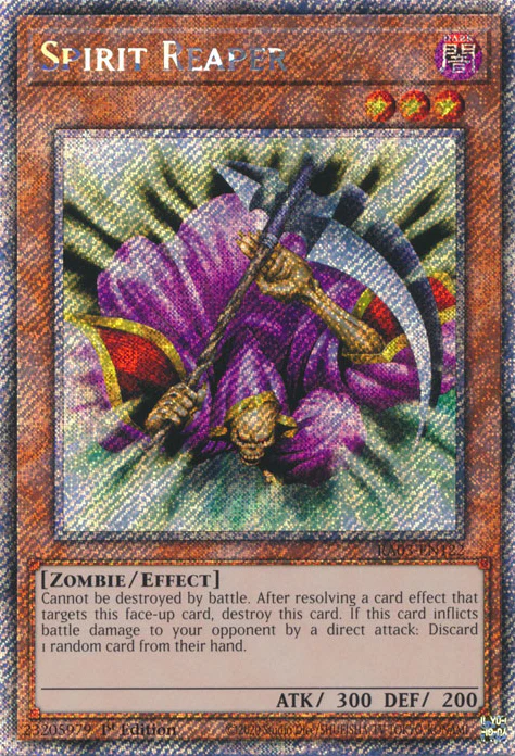 Spirit Reaper (RA03-EN122) Platinum Secret Rare - Near Mint 1st Edition