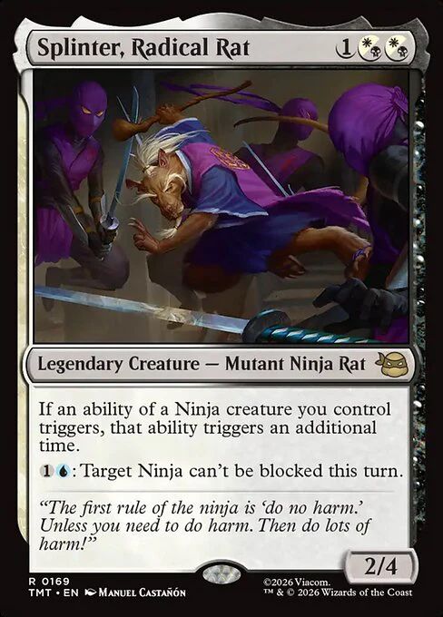 Splinter, Radical Rat [ #0169 ] (TMT-R)