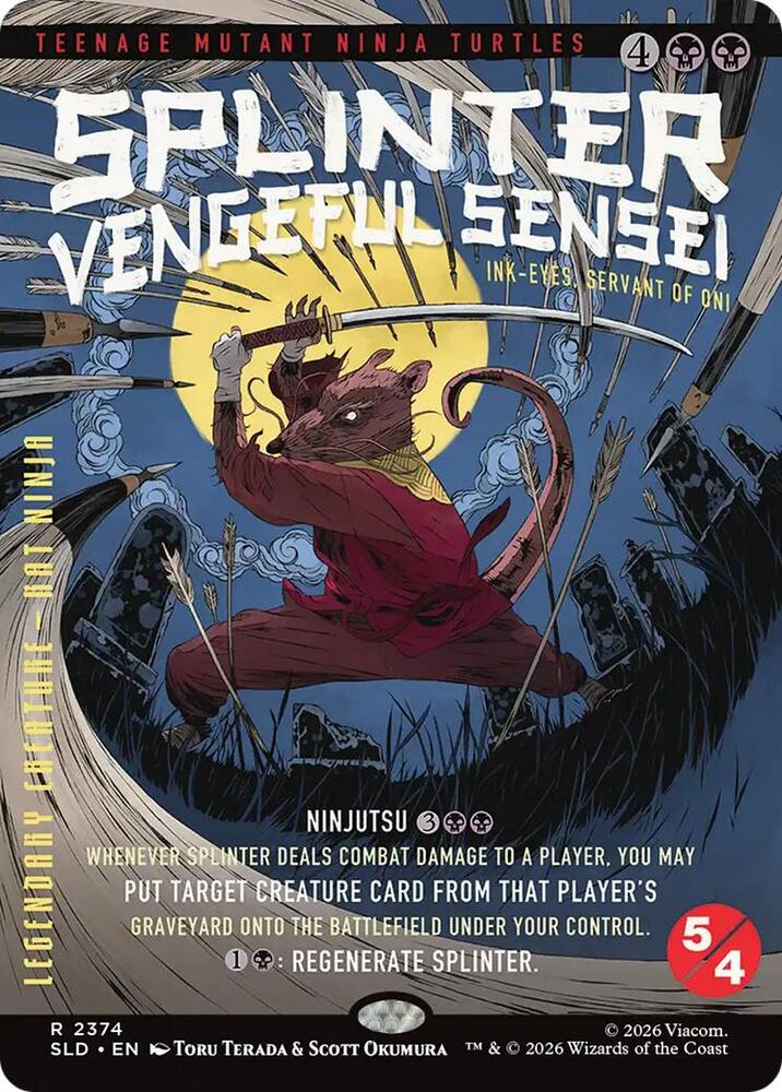 Splinter, Vengeful Sensei - Ink-Eyes, Servant of Oni [#2374] (SLD-R)
