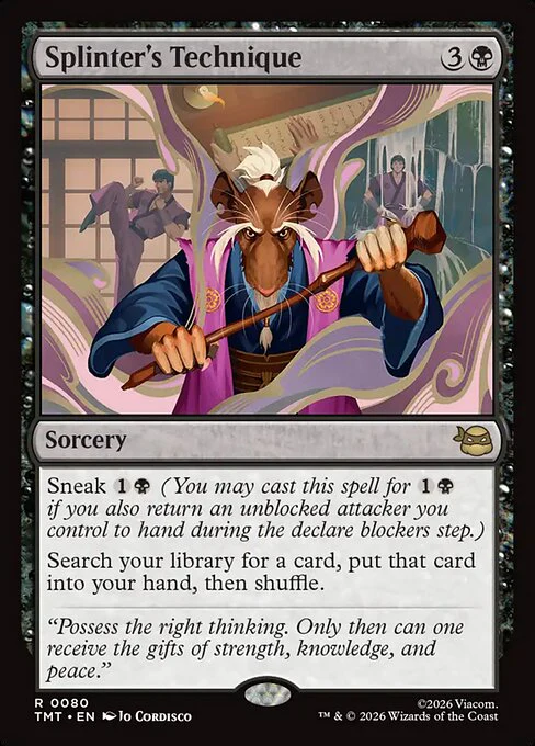 Splinter's Technique [ #0080 ] (TMT-R) - Image 2