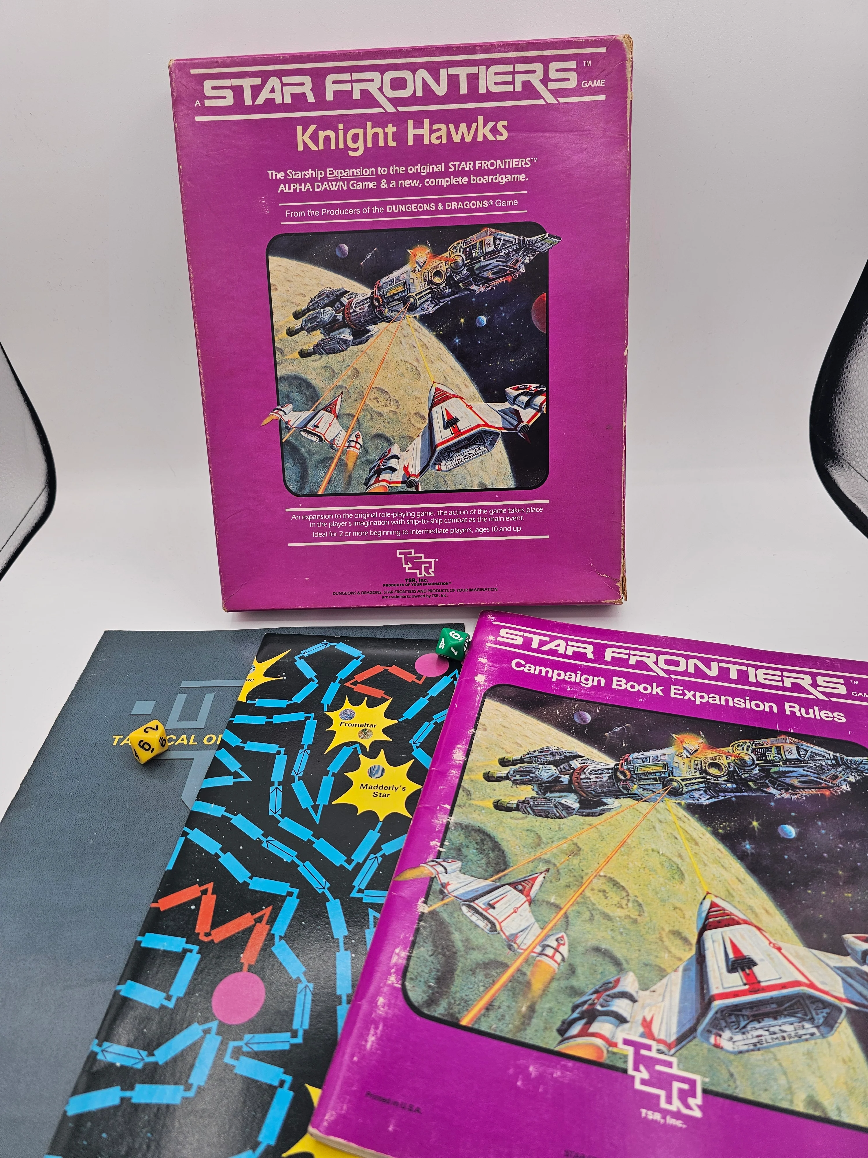 Star Frontiers RPG Knight Hawks Box Set (USED) Incomplete