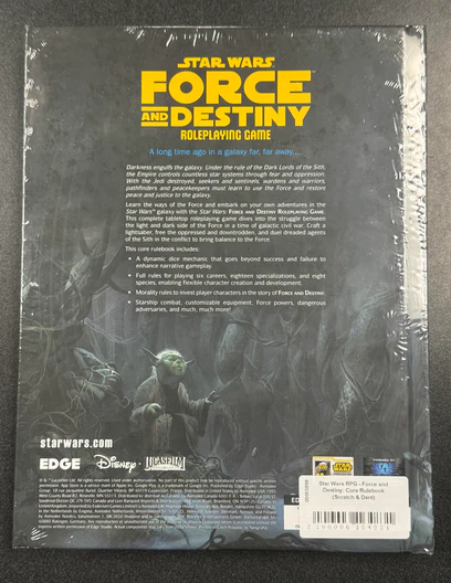 Star Wars RPG - Force and Destiny: Core Rulebook (Scratch & Dent) - Image 2
