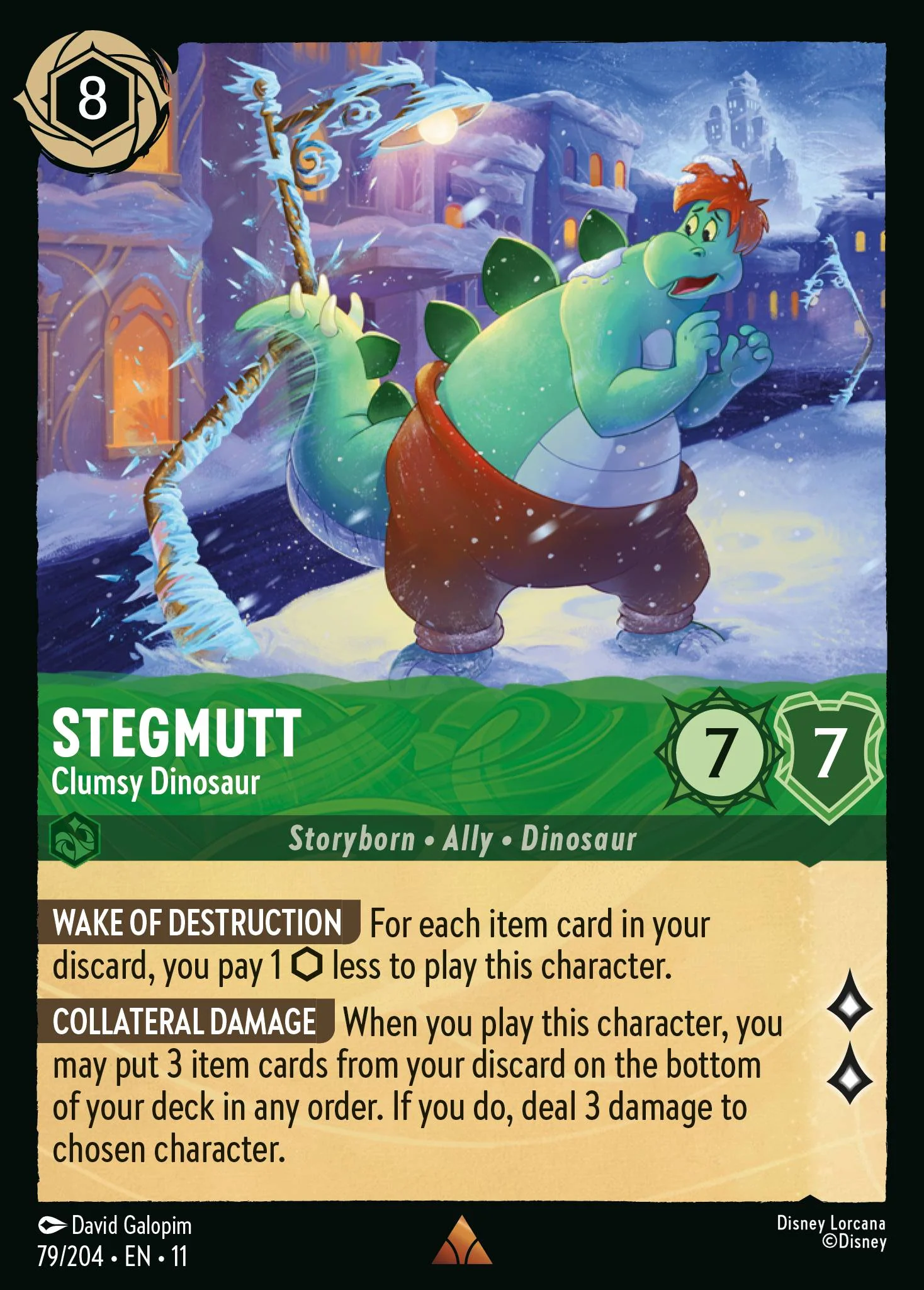 Stegmutt - Clumsy Dinosaur (079/204 - Winterspell)  Rare