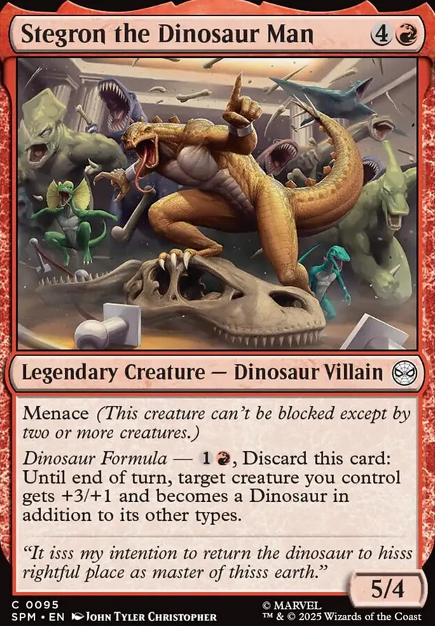 Stegron the Dinosaur Man [ #0095 ] (SPM-C) - Image 2