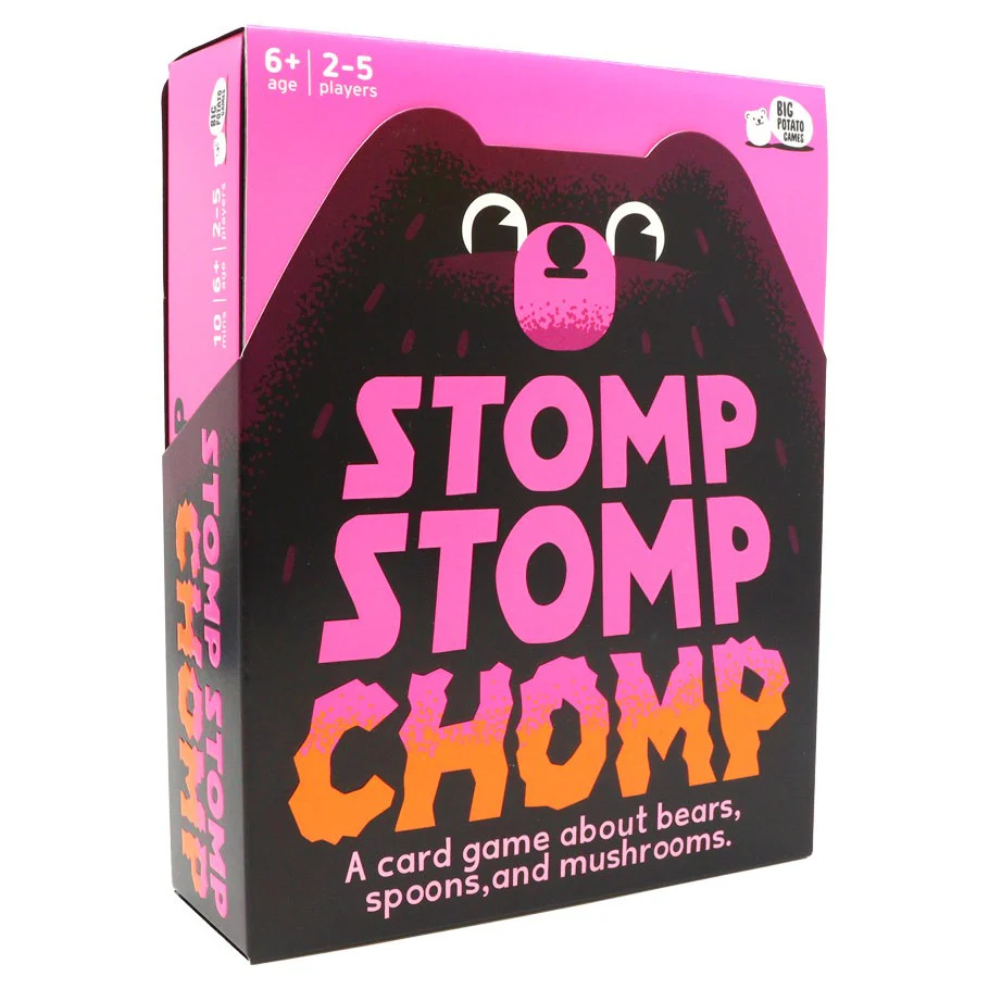 Stomp Stomp Chomp - A card game about bears, spoons, and mushrooms