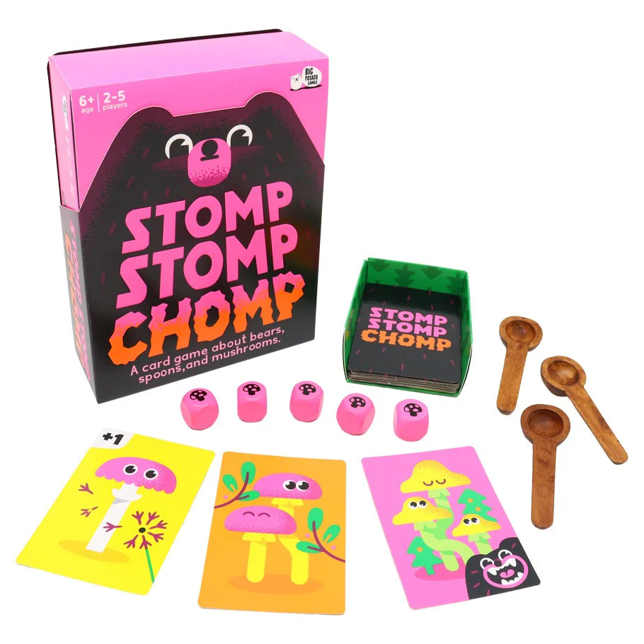 Stomp Stomp Chomp - A card game about bears, spoons, and mushrooms - Image 2