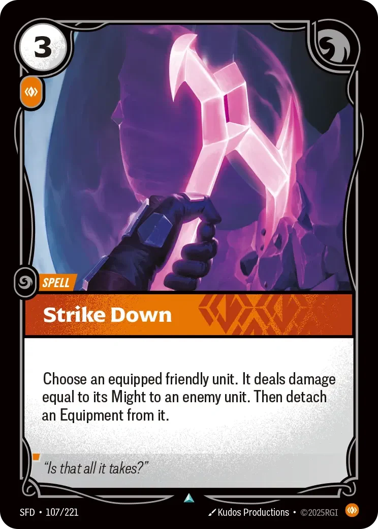 Strike Down - 107/221 (SFD) Uncommon