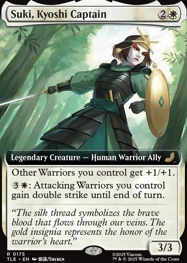 Suki, Kyoshi Captain [ #0175 Extended Art ] (TLE-R) - Image 2