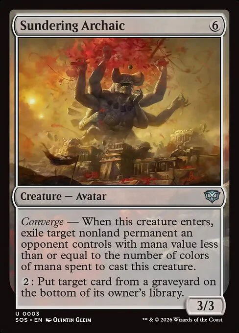 Sundering Archaic [ #0003 ] (SOS-U)