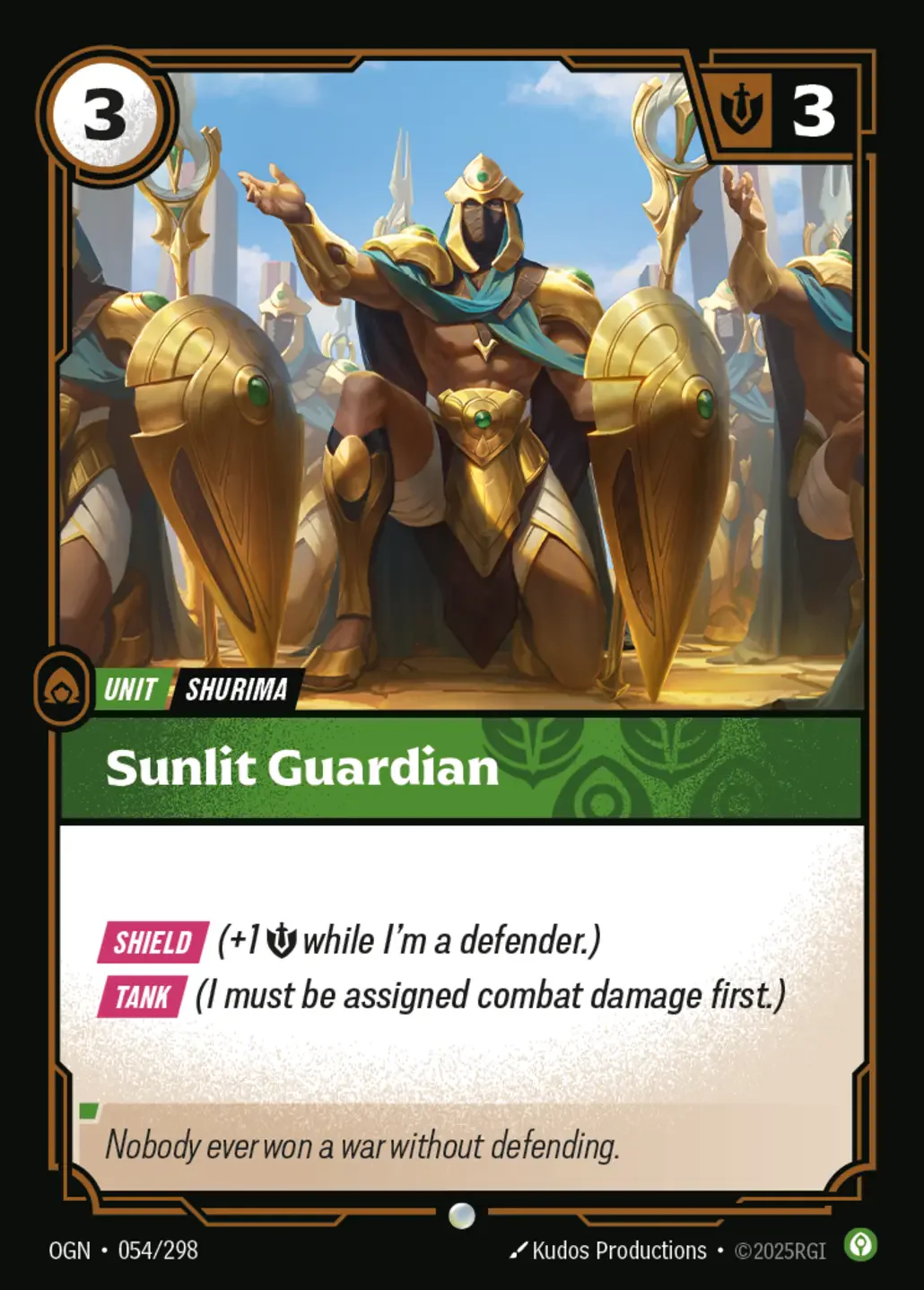 Sunlit Guardian - 054/298 (OGN) Common