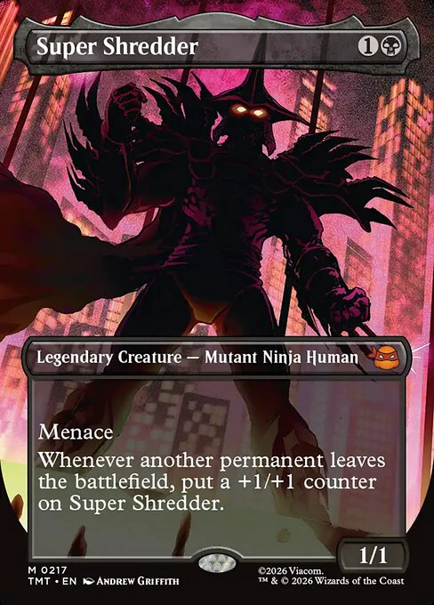 Super Shredder [ #0217 Silhouette Borderless ] (TMT-M)