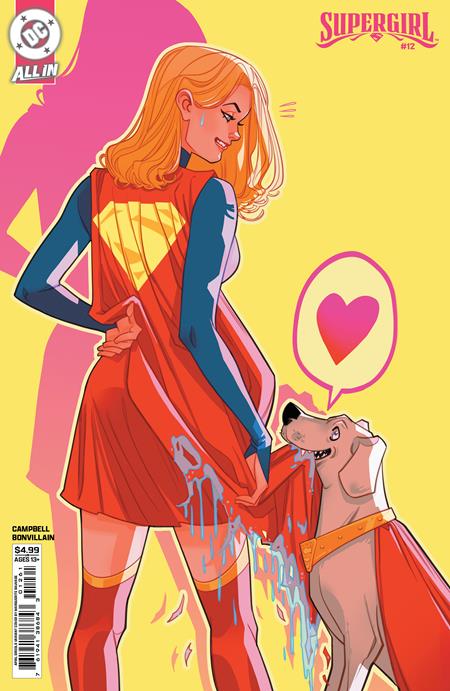 SUPERGIRL #12 CVR F MARGUERITE SAUVAGE APRIL DROOLS CARD STOCK VAR (THE REIGN OF THE SUPERBOYS)