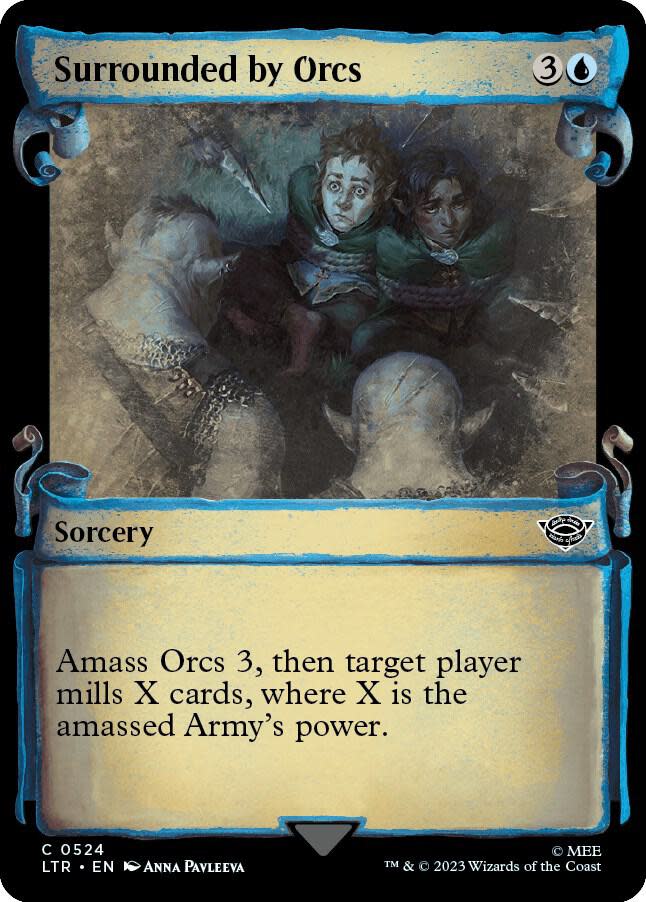 Surrounded by Orcs [#0524 Showcase Scrolls] (LTR-C)