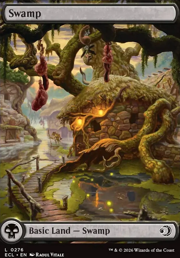 Swamp [ #0276 Full Art ] (ECL-L)
