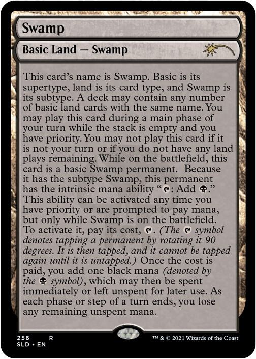 Swamp [#256] (SLD-R-Foil)